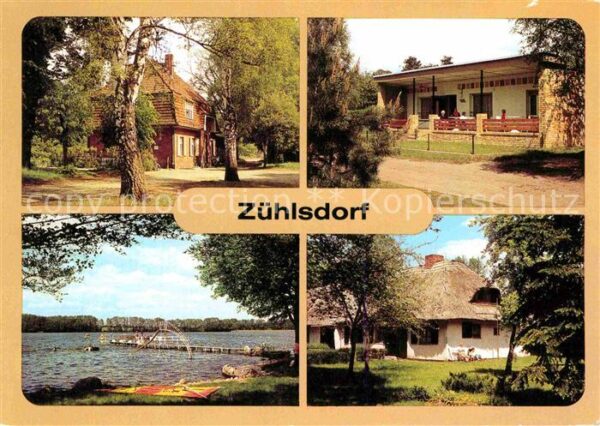 Zuehlsdorf Gaststätte Am Bahnhof Waldcafe Anglerhe