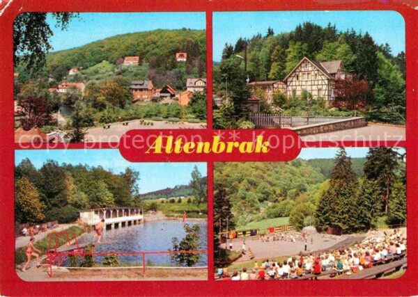 Altenbrak Harz Rolandseck Bergschwimmbad Waldbühne