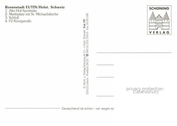 Eutin Hof-Apotheke Marktplatz Sankt Michaelis – Bild 2