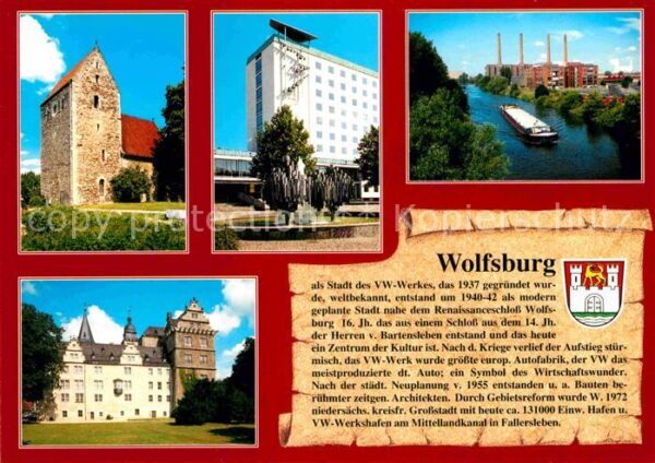 Wolfsburg Sankt Annen Kirche Rathaus Volkswagenwe