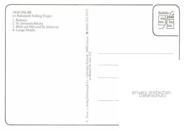 Uslar Solling Rathaus Sankt Johannes Kirche Lange Str – Bild 2