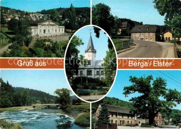 Berga Elster Klubhaus der DSF Rathaus Gaststätte Zol
