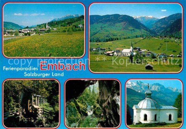 Embach Mongmühle Kitzlochklamm