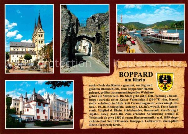 Boppard Rhein Sankt Severuskirche Binger Tor Ritter-S