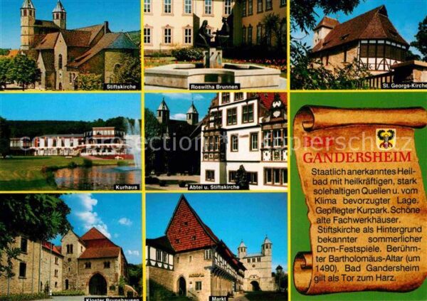 Bad Gandersheim Kurhaus Stiftskirche Markt
