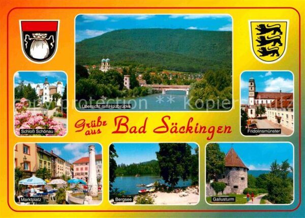Bad Saeckingen Fridolinsmünster Gallusturm Schloss Sch