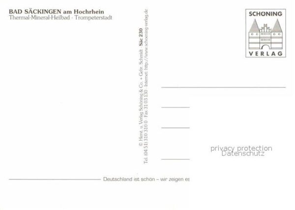 Bad Saeckingen Fridolinsmünster Gallusturm Schloss Sch – Bild 2