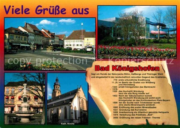 Bad Koenigshofen Katholische Kirche Marktplatz Franken-T