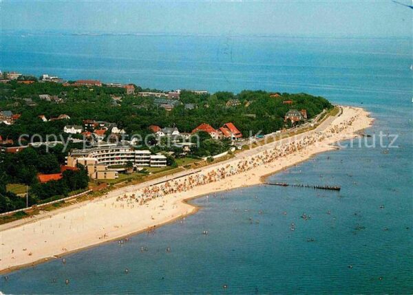 Wyk Foehr Strand Fliegeraufnahme