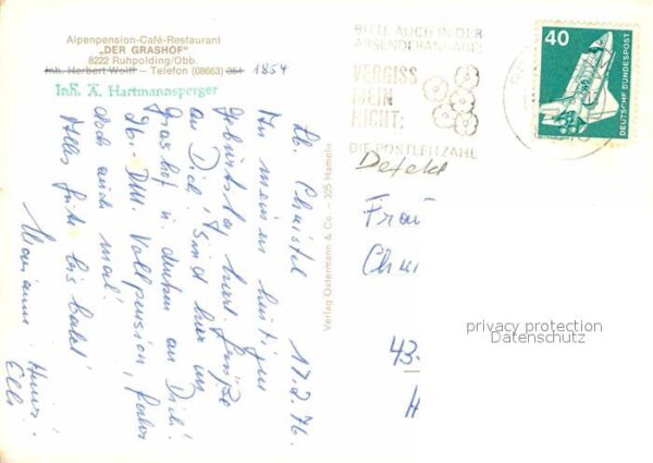 Ruhpolding Alpenpension Der Grashof – Bild 2