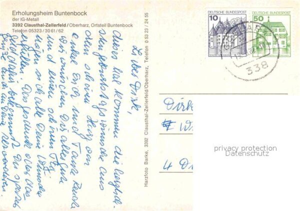 Clausthal-Zellerfeld Erholungsheim Buntenbock – Bild 2