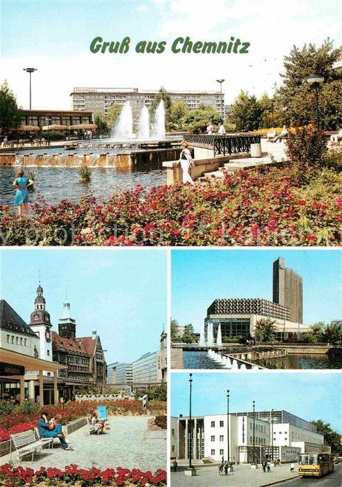 Chemnitz Karl-Marx-Platz Rosenhof Stadtbad