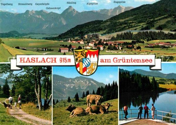 Haslach Haldenwang Zugspitze Grüntensee
