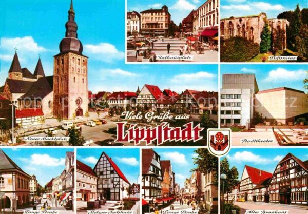 Lippstadt Rathausplatz Stadttheater Lange Strasse