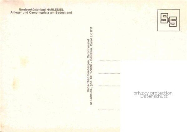 Harlesiel Fliegeraufnahme Anleger und Campingplat – Bild 2