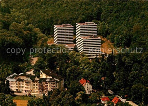 Bad Harzburg Fliegeraufnahme Appart Hotel und Spiel