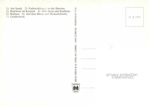 Lueneburg Am Sande Fachwerkhäuser Badehaus Kurpar – Bild 2