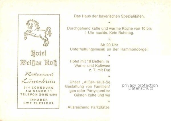 Lueneburg Hotel weisses Ross – Bild 2