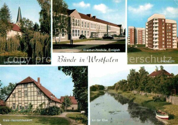 Buende Westfalen Laurentiuskirche Kreisberufsschule Enni
