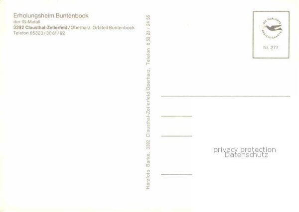 Clausthal-Zellerfeld Erholungsheim Buntenbock – Bild 2