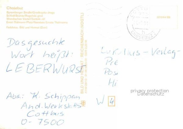 Cottbus Spremberger Strasse Schloss Branitz – Bild 2