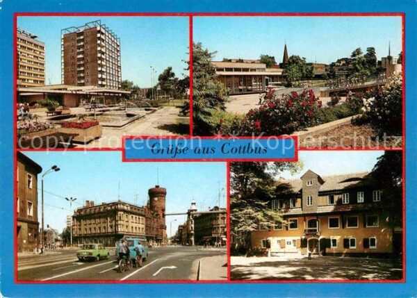 Cottbus Thälmannplatz Jugendherberge Franz Stri