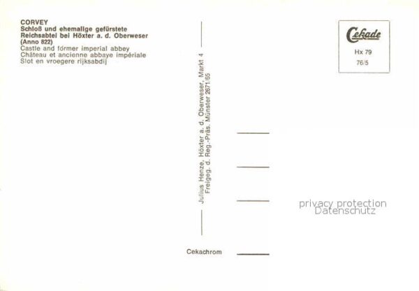 Corvey Schloss Fliegeraufnahme – Bild 2
