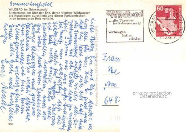 Wildbad Schwarzwald Sitzterrasse – Bild 2