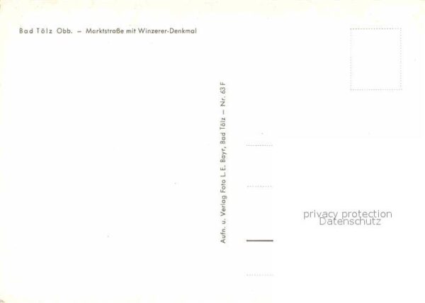 Bad Toelz Marktstrasse Winzerer-Denkmal – Bild 2
