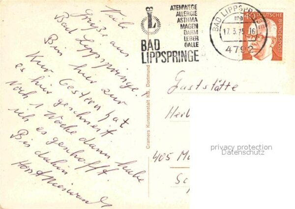 Bad Lippspringe Kurhaus Kaiser Karls-Park – Bild 2