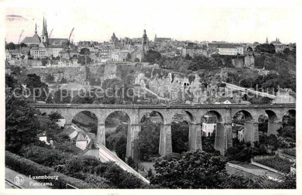 LUXEMBOURG  Luxemburg mit Viadukt