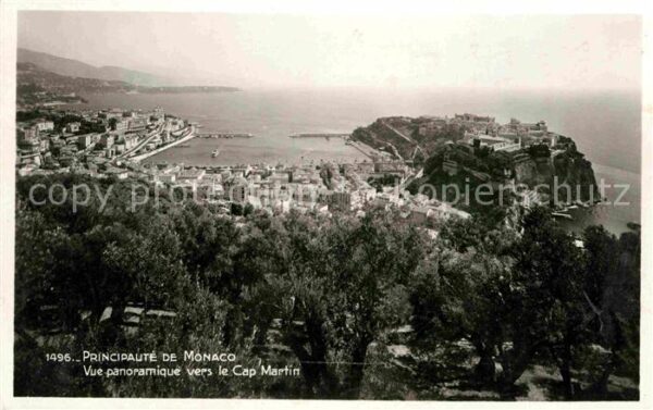 Monaco Fliegeraufnahme Cap Martin