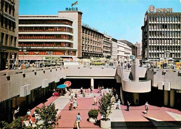Hannover Blick vom Kröpke in Bahnhofstrasse