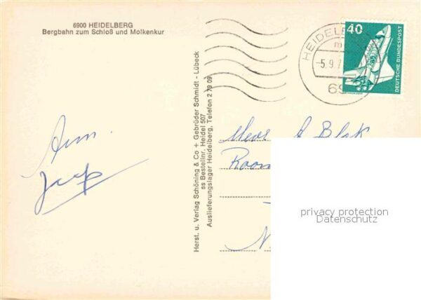 Heidelberg Neckar Bergbahn zum Schloss und Molkenkur – Bild 2