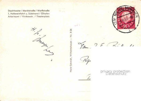 Wilhelmshaven Stadttheater Marktstrasse Werftstrasse – Bild 2