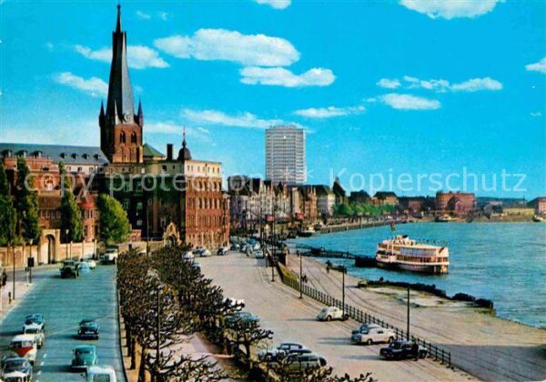 Duesseldorf Rijn-Promenade