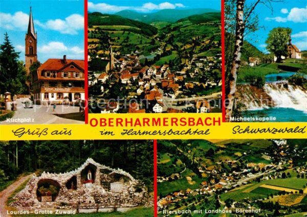 Oberharmersbach Michaelskapelle Kirchplatz Lourdes-Grot