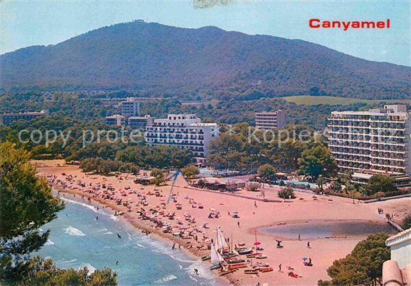 Canyamel Fliegeraufnahme Strand