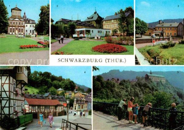 Schwarzburg Thueringer Wald Kaisersaalgebäude May-Reimann-Platz Sch