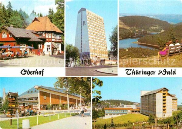 Oberhof Thueringen Lütschetalsperre Erholungsheime