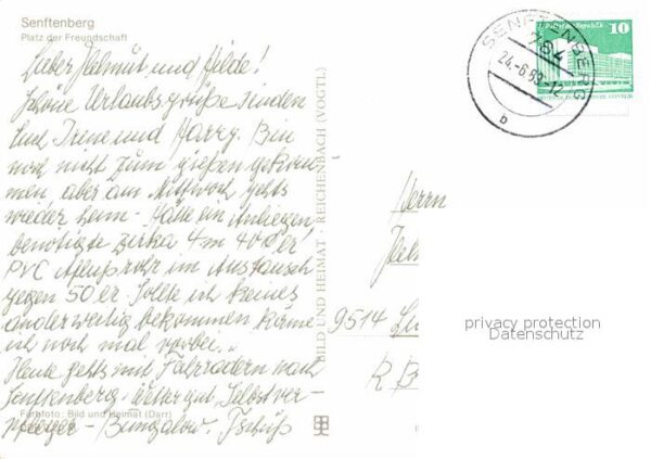 Senftenberg Niederlausitz Platz der Freundschaft – Bild 2