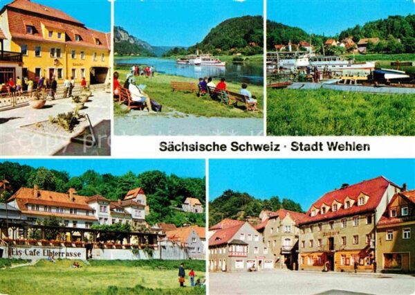 Wehlen Sachsen Karl-Marx-Platz Fähre Rathaus