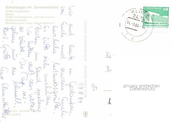 Boltenhagen Ostseebad Strand Blindenkurheim Erholungsheim Joh – Bild 2