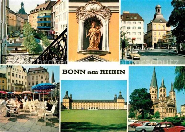 Bonn Rhein Bischofsplätzchen Regina-Pacis Am Hof R