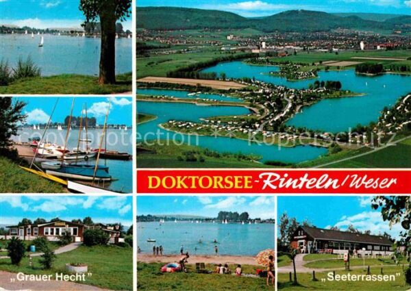 Rinteln Fliegeraufnahme Doktorsee Grauer-Hecht