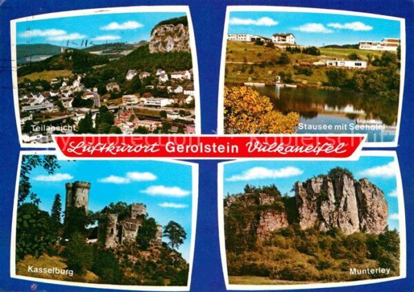 Gerolstein Vulkaneifel Munterley Stausee mit Seeho