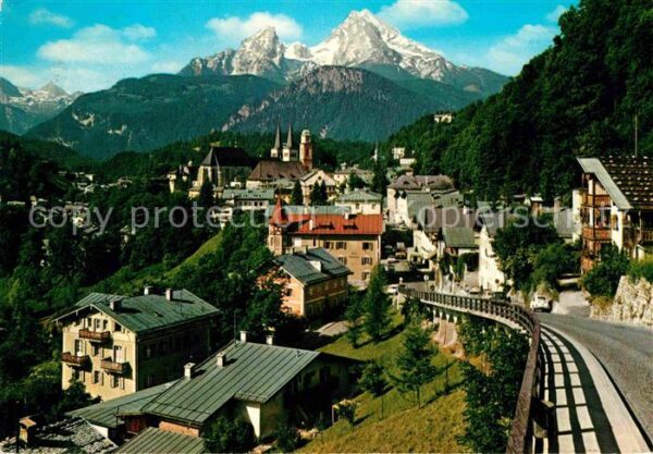 Berchtesgaden mit Watzmann und Schönfeldspitze