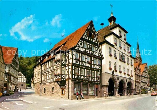 Calw Fachwerkhäuser Geburtshaus von Hermann