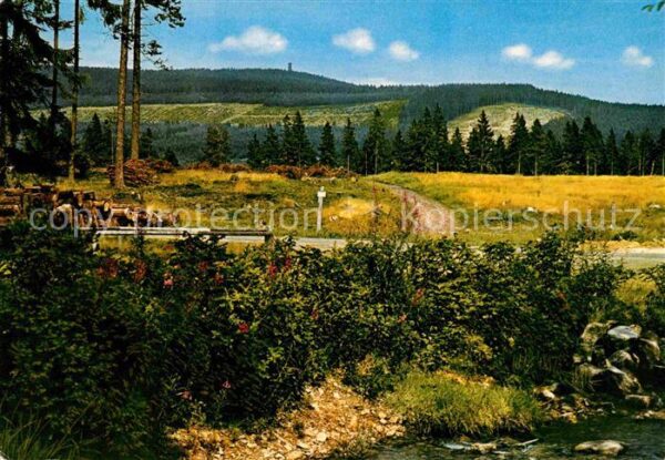 Braunlage Blick zum Wurmberg