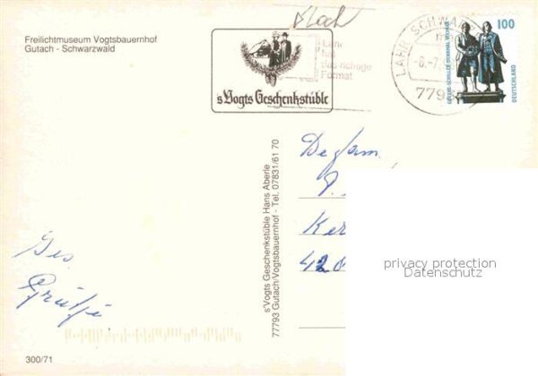 Gutach Schwarzwald Der Vogtsbauernhof Frauen in Tracht – Bild 2